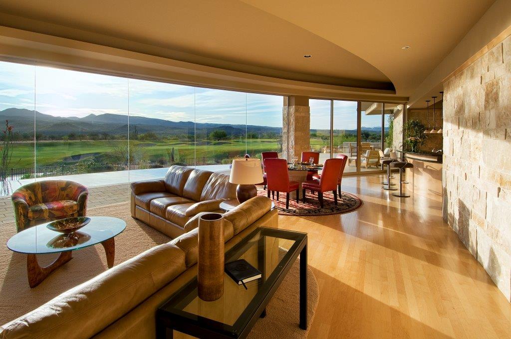 AZ Residence glass wall day
